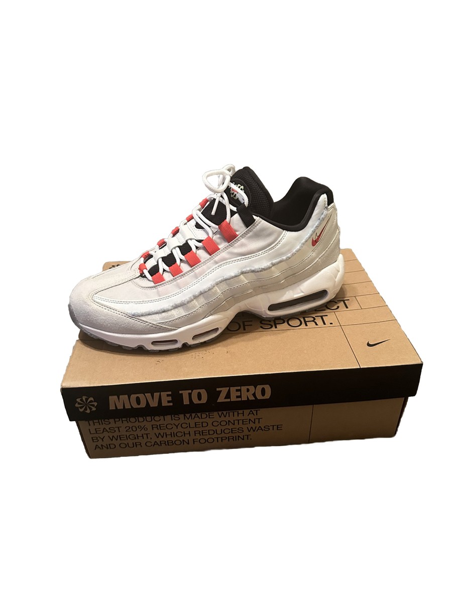 Size Nike Air Max 95 Light Bone Habanero Red
