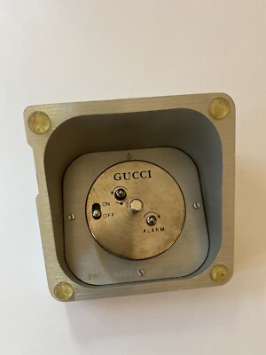 Authentic Gucci G Desk Clock - Tom Ford Era Retail $995 | eBay