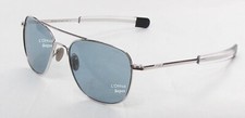 RANDOLPH Sunglasses Mod AF233 SUN 58 White Gold Lens Blue HYDRO