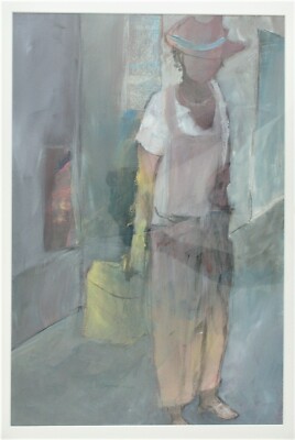 Brenda Barthell Original Acrylic Painting on Paper Impressionism Abstract 
