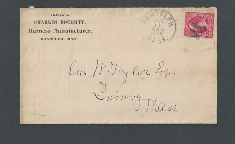 1895 Charles Doughty Harness Manufacturer Randolph MA