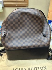 Louis Vuitton Damier Ebene Jack Brown Leather...