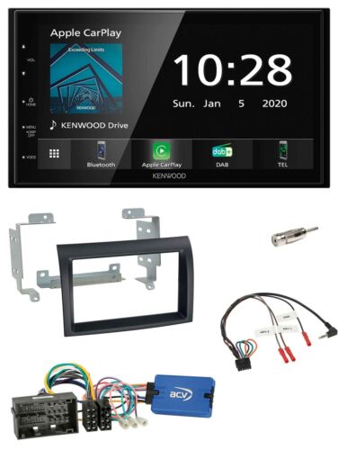 Kenwood Bluetooth Volant DAB USB 2DIN Autoradio pour Citroen Jumper à partir de 14 noir - Photo 1/11