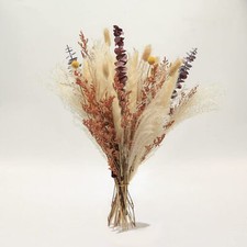 Dried Flower Bouquet17" Dried Flowers for VasePampas Grass Decor for Home Roo...