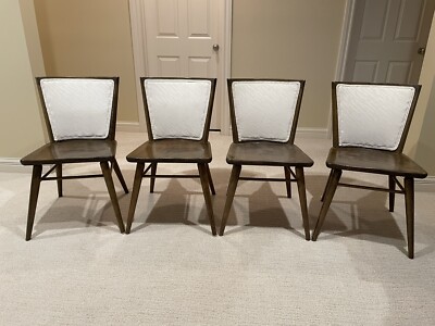 Pieces Mid-Century Modern Dining Chairs Conant Ball American Russel  Wright