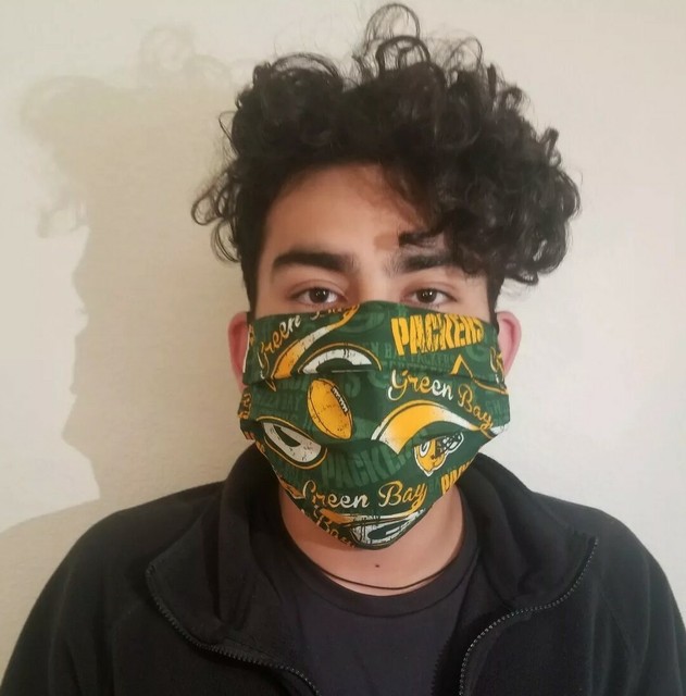 HAND MADE NFL PACKERS GREEN BAY FACE MASK , Handmade IN USA. eBay