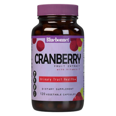 Bluebonnet Cranberry Fruit Extract 120 Vegetable Capsules, Urinary Health