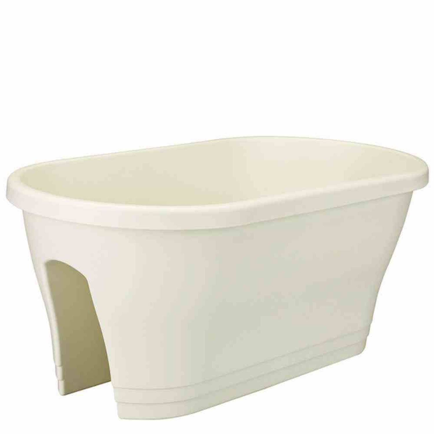 elho Corsica Flower Bridge Balcony Planter 60cm White for sale online eBay