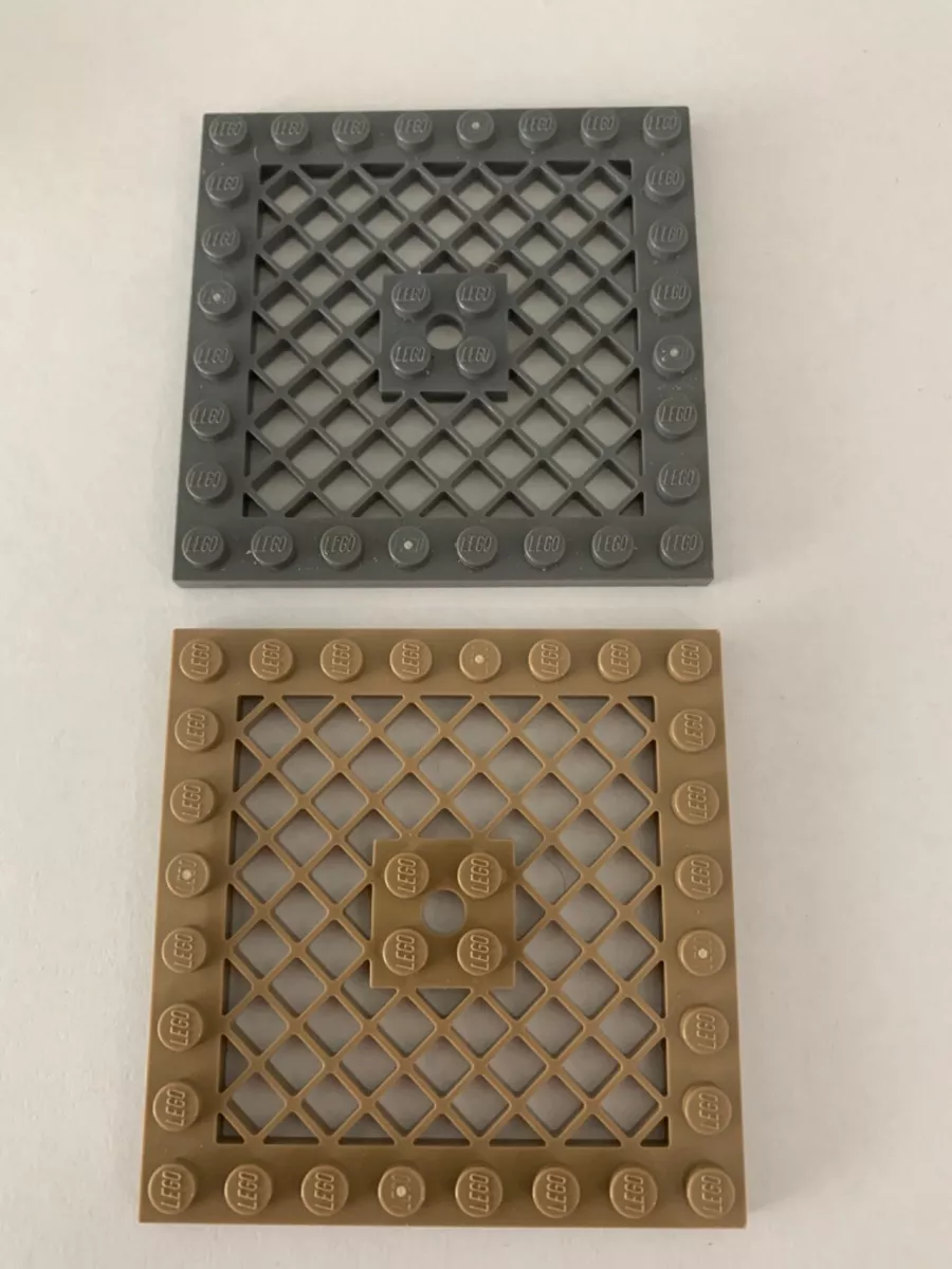 LEGO Parts 4151B 1pc Plate Modified 8x8 w Grille with hole