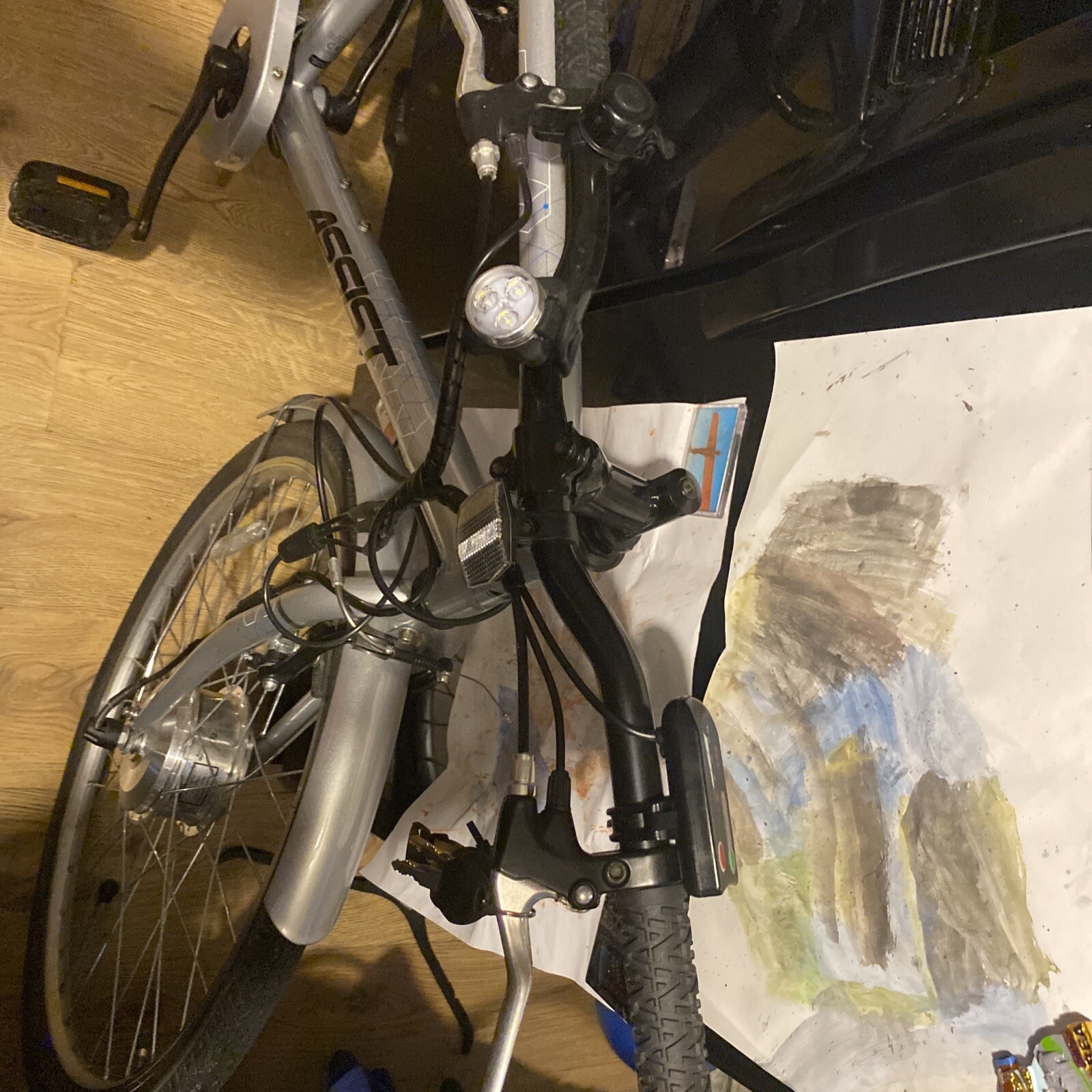 assist crossbar hybrid electric bike