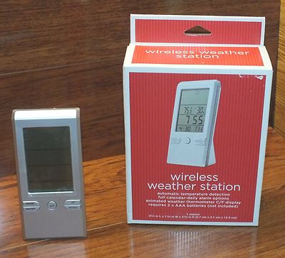 Wireless Weather Station Automatic Temperature Detection & Full Calendar Option!