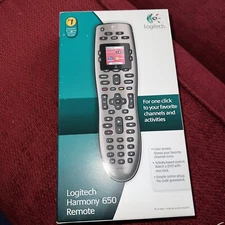 New Unopened Logitech Harmony 650 Universal Advanced Remote Control BNIB