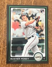 2010 Bowman Chrome Buster Posey Draft Picks Rookie Card