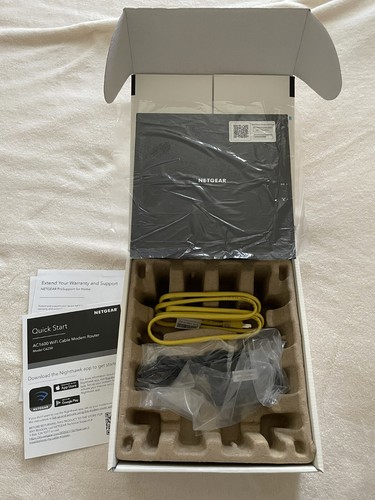NETGEAR AC1600 Wifi Cable Modem Router Model C6250 DOCSIS 3.0 - New, Box Opened - Picture 2 of 8