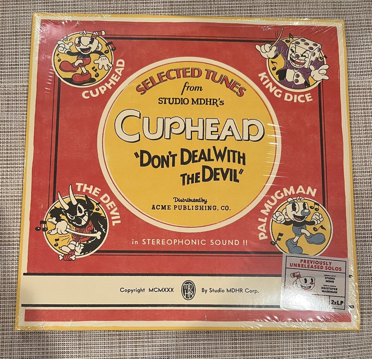 Selected Tunes from Cuphead Game Soundtrack (Vinyl