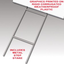 CHRISTMAS WREATHES 18x24 Yard Sign Corrugated Plastic Bandit Lawn Business SALE