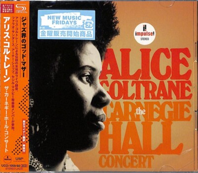 ALICE COLTRANE THE CARNEGIE HAII CONCERT JAPAN 2 SHM CD EDITION