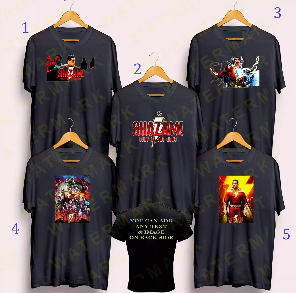 shazam kids shirt