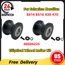8004225 For Schwinn Nautilus E616 E614 430 470 Elliptical Wheel Roller Kit 2SETS