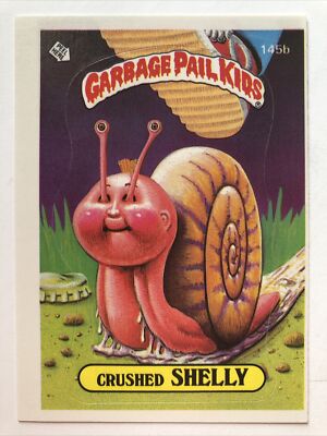 Garbage Pail Kids Topps 1986 Original Series 4 Crushed Shelly 145b