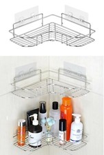 Shower Caddy Shelf Bathroom Corner Bath Storage Holder Organizer Triangular Rack