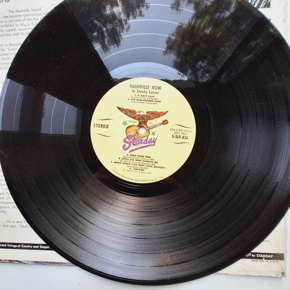 Snooky Lanson "Nashville Now"  Original Starday SLP426 Vinyl LP Open Shrink 1968 - Image 3 of 4