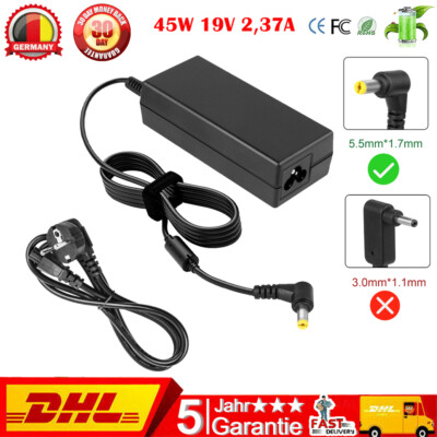 45W 19V 2,37A Netzteil Ladegerät für Acer Aspire E15 ES1 ES1-512-C96S Aspire One