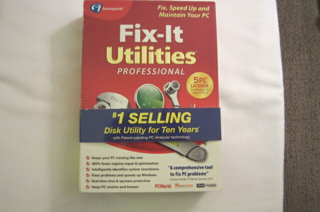 NEW Fix-It Utilities Professional Software - 5 PC License by Avanquest (2015)