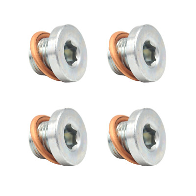4 x YOU.S Ölschraube M14x1,25 für Volvo C30 C70 II S40 II 2.0 D / D4 - 30725798