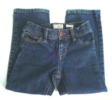 OshKosh B'Gosh Girls Straight Blue Jeans Size 5 Cheetah Girl VGUC