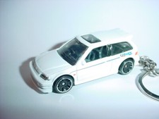 Hot 3d White Honda Civic Si Custom Keychain Keyring Key Dohc Vtec Hot Wheels