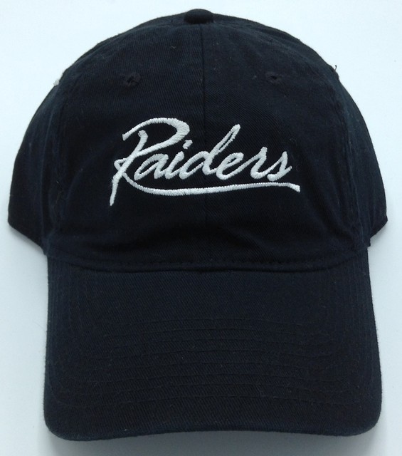 NFL Oakland Raiders Reebok Adult Slouch Adjustable Fit Curved Brim Cap