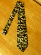 Prince Bellini Necktie Made in the USA, Art Deco Italian Styled (64")