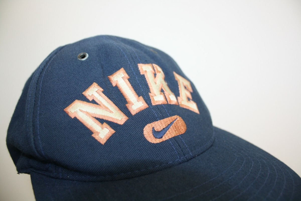 帽子 vintage NIKE center logo swoosh cap Vintage 1990's Nike Center Swoosh Logo Hat Cap | eBay