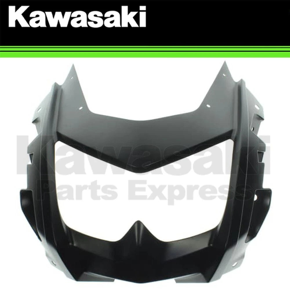 NEW 2008 2018 GENUINE KAWASAKI F BLACK UPPER COWLING NOSE FAIRING