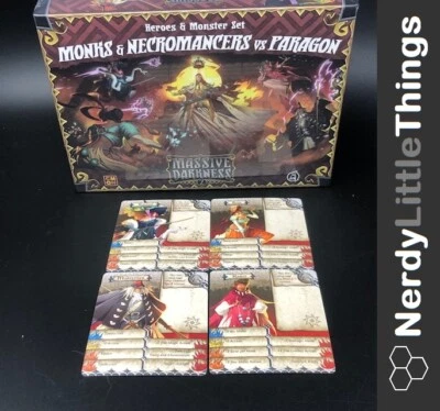 COOL MINI OR NOT Massive Darkness 2 Hellscape - Monks & Necromancers vs The Paragon