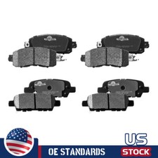 For 2013 - 2023 Nissan Altima 2014 - 2017 LEAF Front and Rear Ceramic Brake Pads