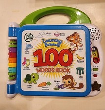 LEAPFROG Learning Friends 100 Words Bilingual Spanish English Electronic Book