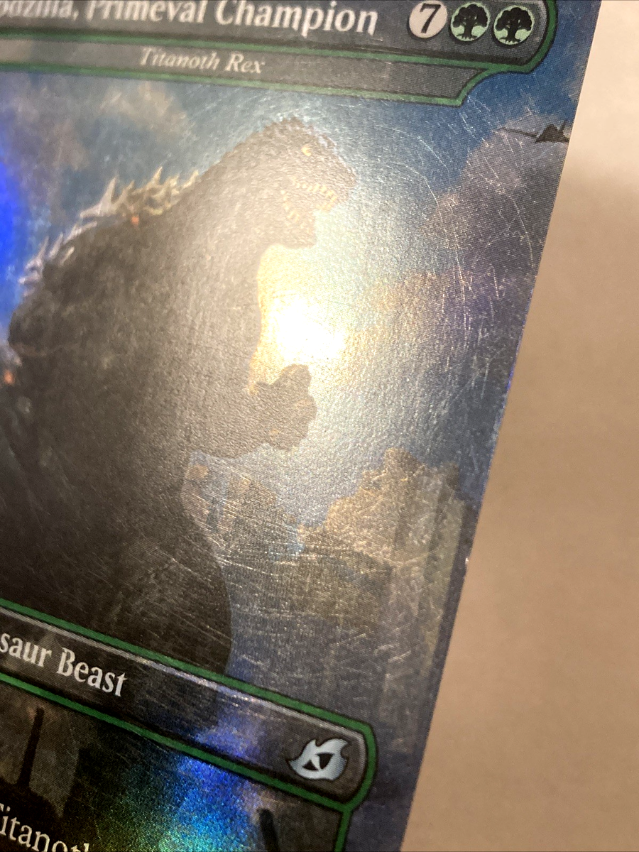 MTG Godzilla, Primeval Champion - Titanoth Rex (Foil) Ikoria 377
