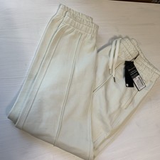 Greyson Aspen Womens Large Ivory Joggers New Nwt Heavyweight Luxe