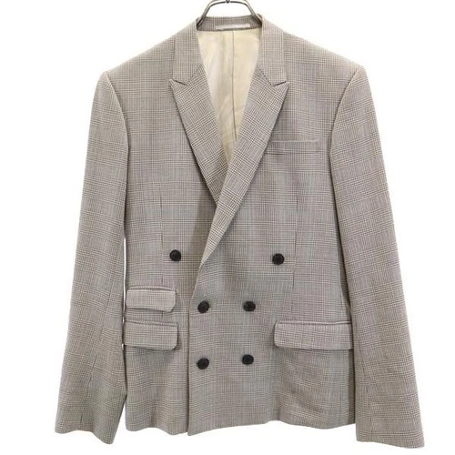 Used FACTOTUM Made in Japan wool Glen Check Pattern tailored jacket Men's video thumbnail
