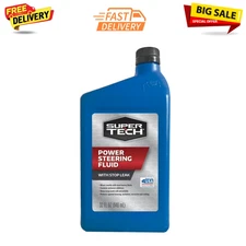 Super Tech Power Steering Fluid with Stop Leak, 32 fl oz - Free Shipping