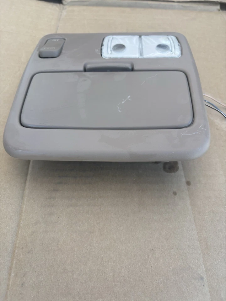 Toyota Tundra 2000-2006 consola superior domo luz mapa OEM grises gafas de sol Foto 3 de 4