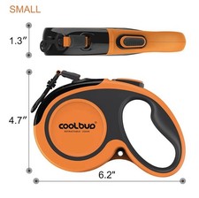 Retractable Dog Leash Upgraded Durable 16ft Heavy Duty for Small Dog Cat 44lbs