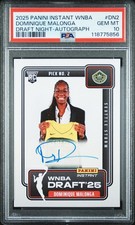 2025 Panini Instant WNBA Draft Night #2 Dominique Malonga PSA 10 /99