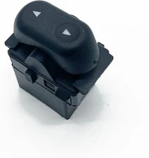 Power Window Switch Button Front Rear Passenger Side Compatible with Black 