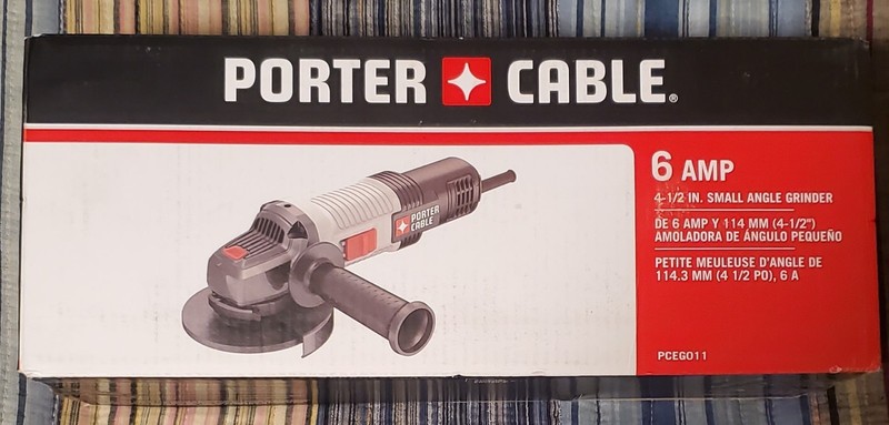Porter Cable Model #PCEG011 4 1/2 Inch Small Angle Grinder