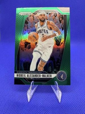 2024-25 Panini Prizm  Nickeil Alexander-Walker  Green Prizm #135 TimberWolves