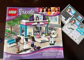 Lego Friends Butterfly Beauty Shop 3187 Retired - Set Ships fast - EC