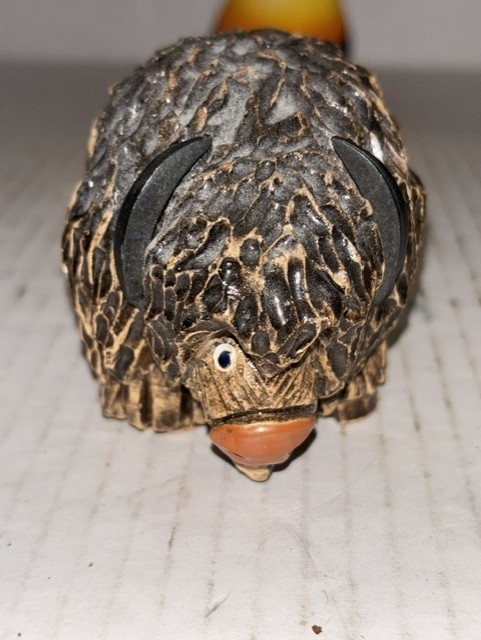 Artesania Rinconada Buffalo Figurine Hand Carved Uruguay